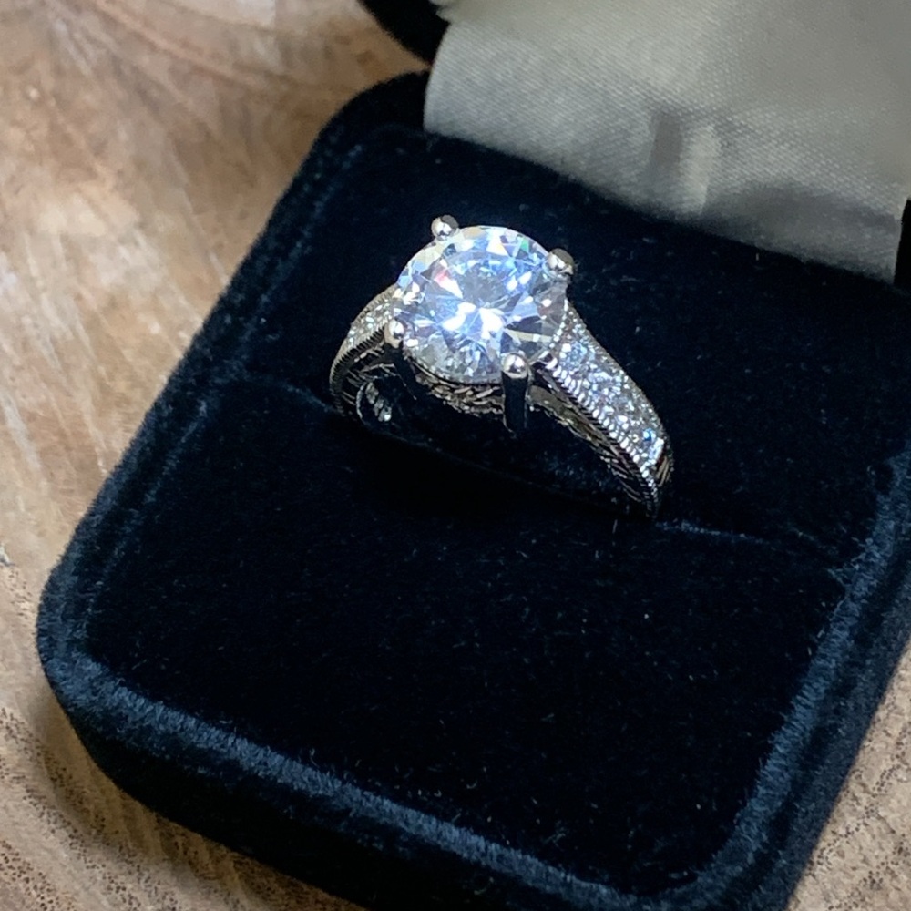 Signed RP 935 SilverCZ Women's Ring